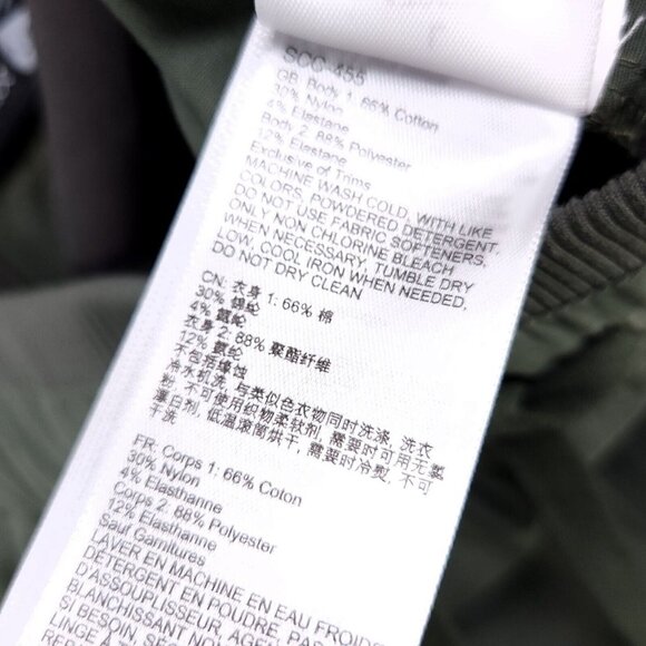 Marmot Jogger Pants Womens Size Large Army Green Carpenter Trousers Pockets - Picture 10 of 11